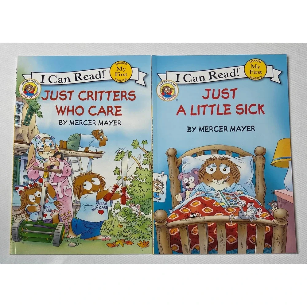 I Can Read! Little Critter Just Critters Who Care &‎ Just A Little Sick Books